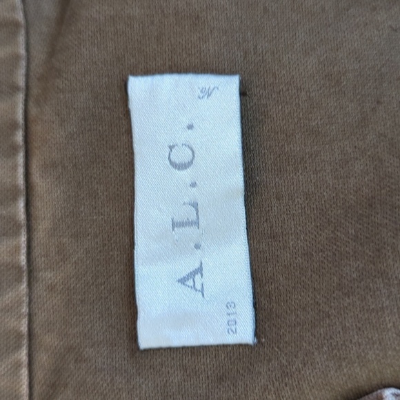 A.L.C. Canvas Zip From Drawstring Vest Olive Green S streetwear military rustic - Picture 5 of 10